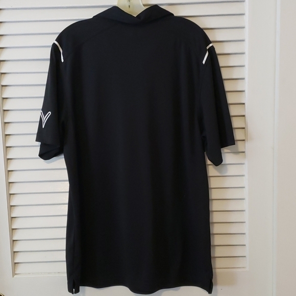 Callaway Golf Polo Black with White EUC Large - Picture 4 of 8